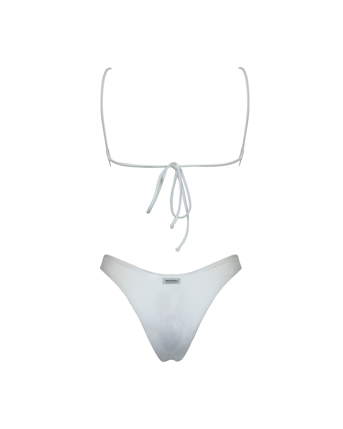 Tina lycra lucida bianco Matinée