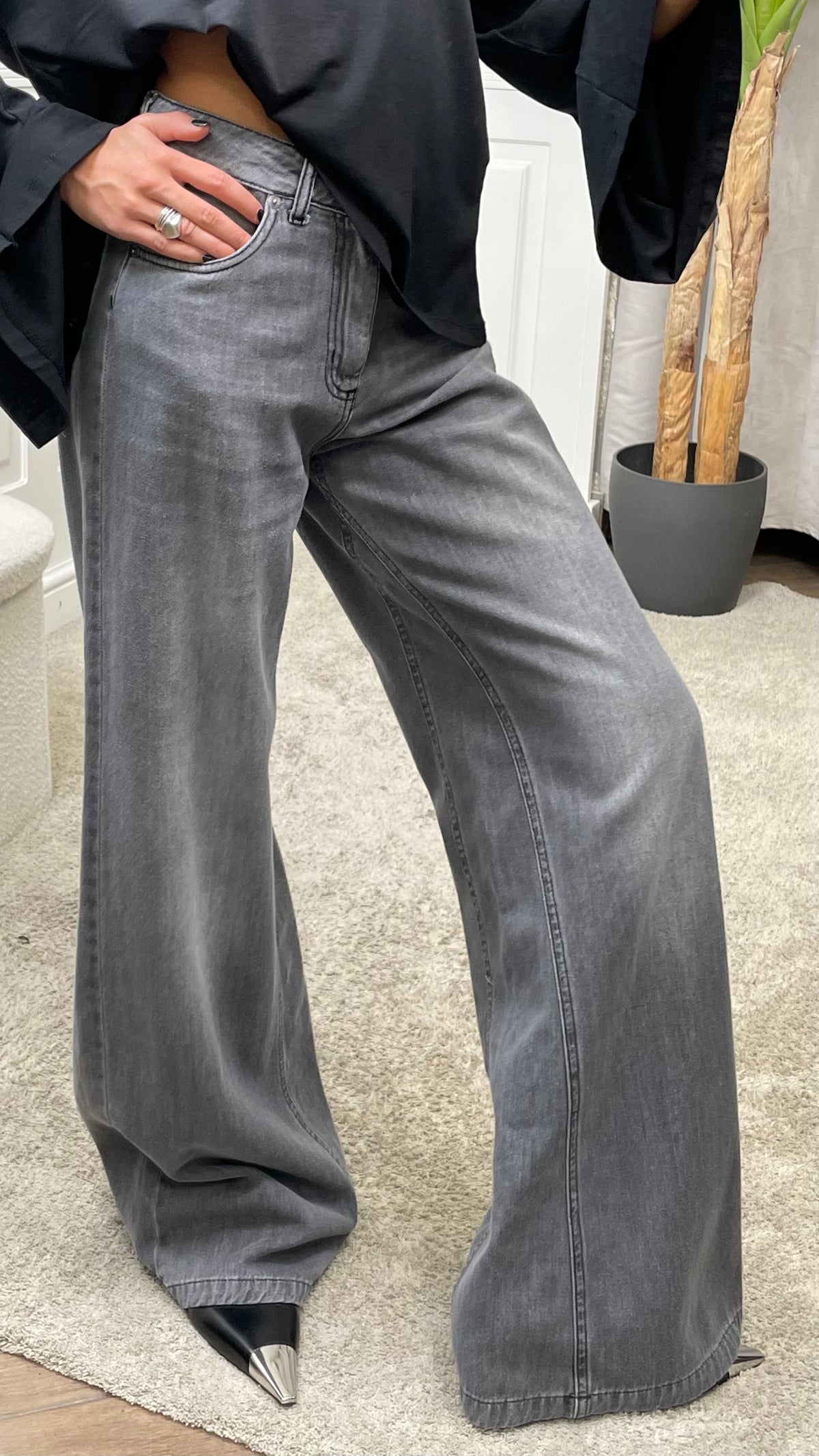 Jeans Ketty nero HaveOne - PGZ-R057 -