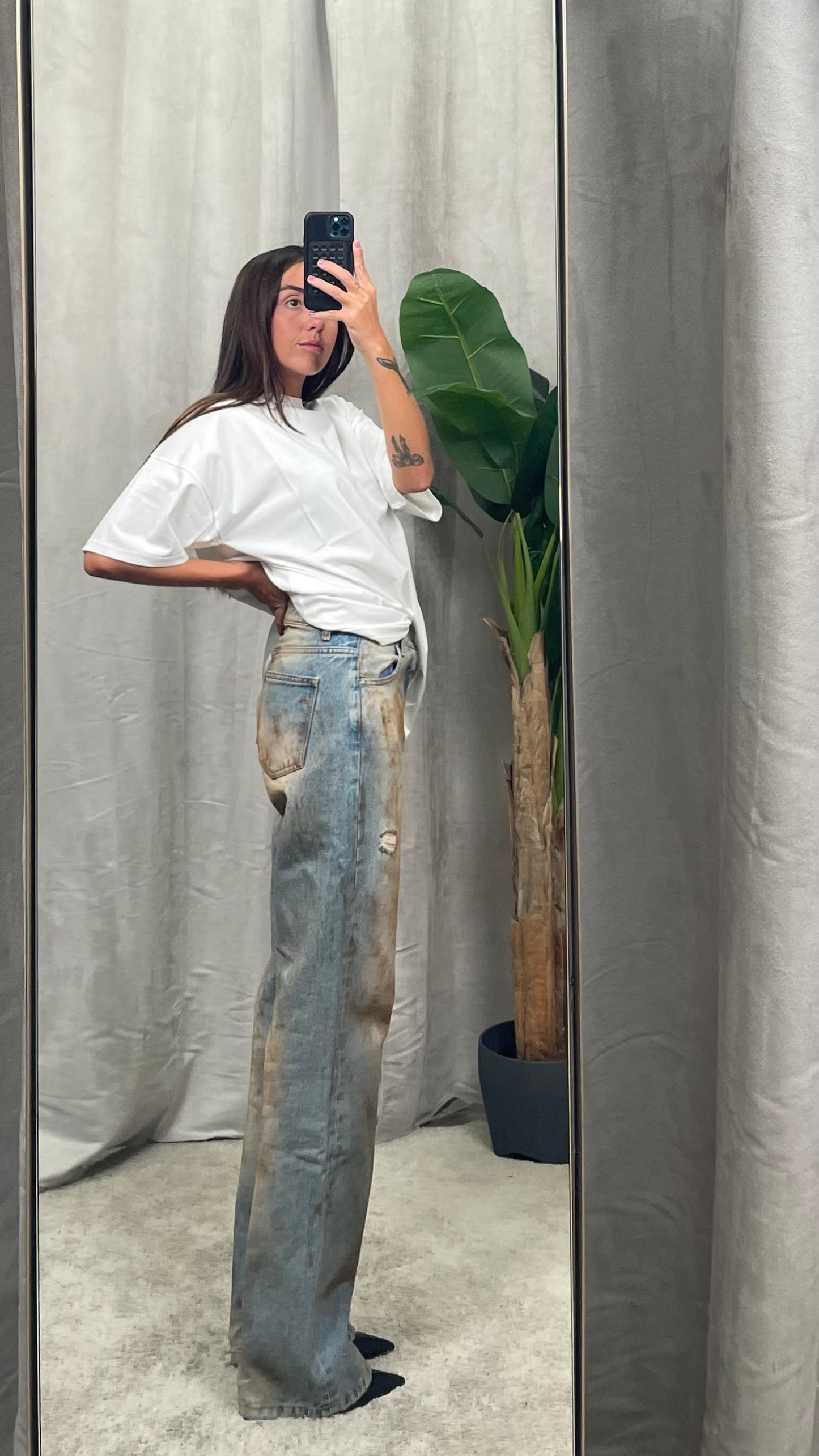 Jeans ViCOLO effetto invecchiato -DF5156-