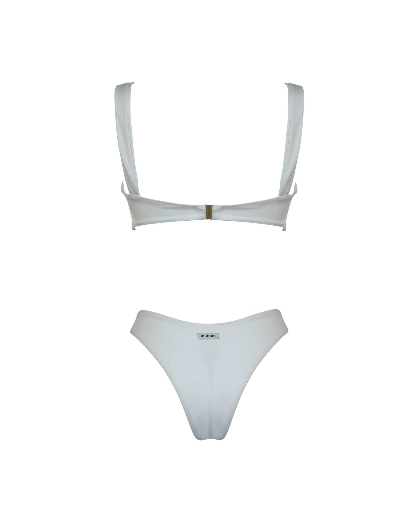 Jane lycra lucida bianco Matinée