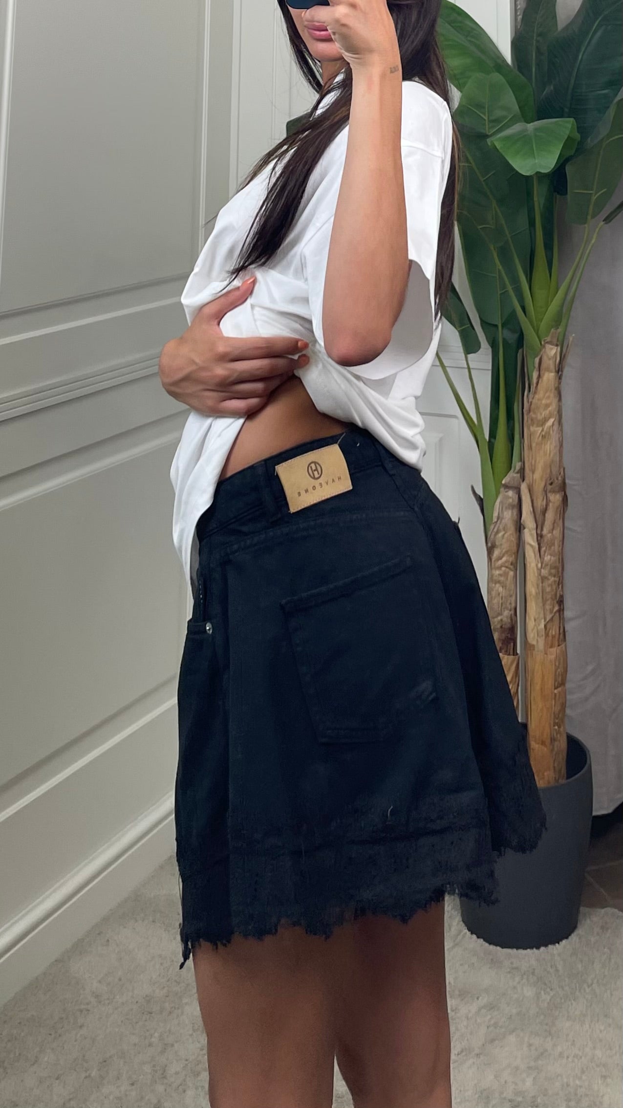 Shorts farfalla con pizzo sul fondo HaveOne - PSB-Q665 -