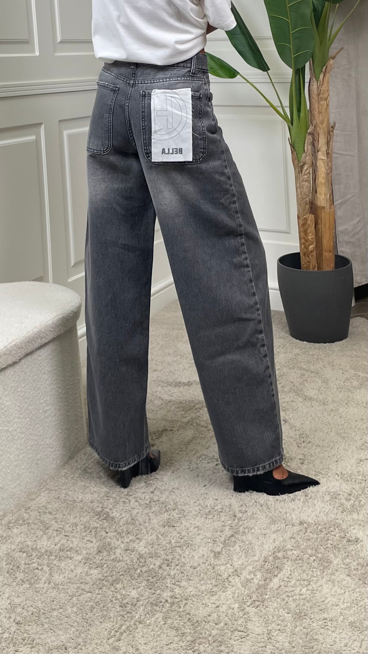 Jeans HaveOne “Bella” grigio -PLS-P284-