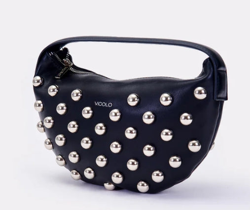 Borsa ViCOLO "Croissant Studded" -XF0014-
