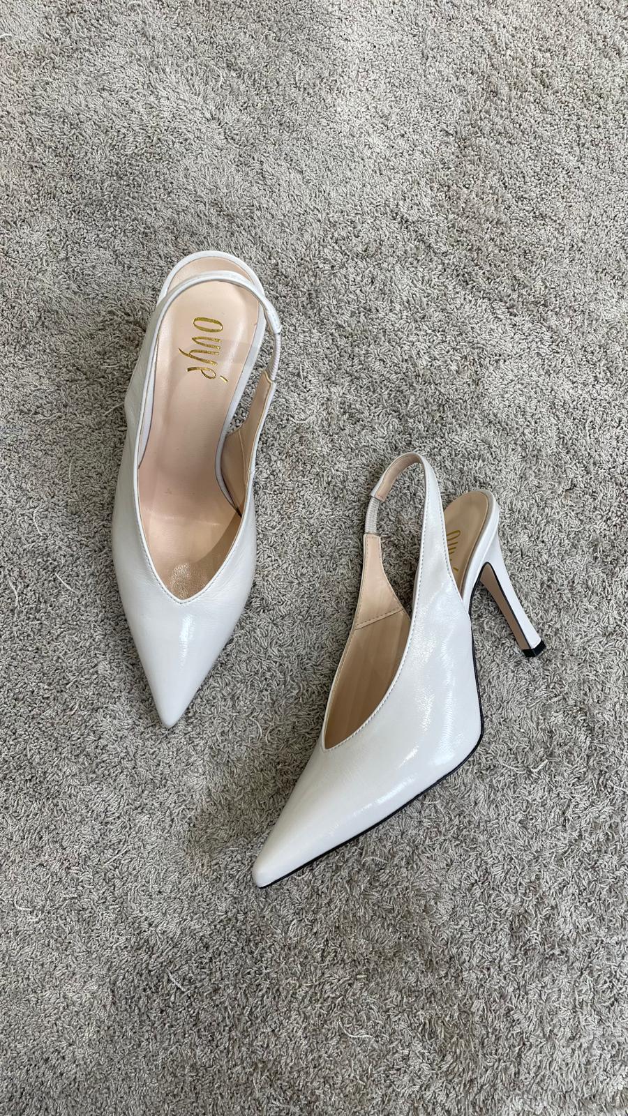 SlingBack Ovyè in pelle