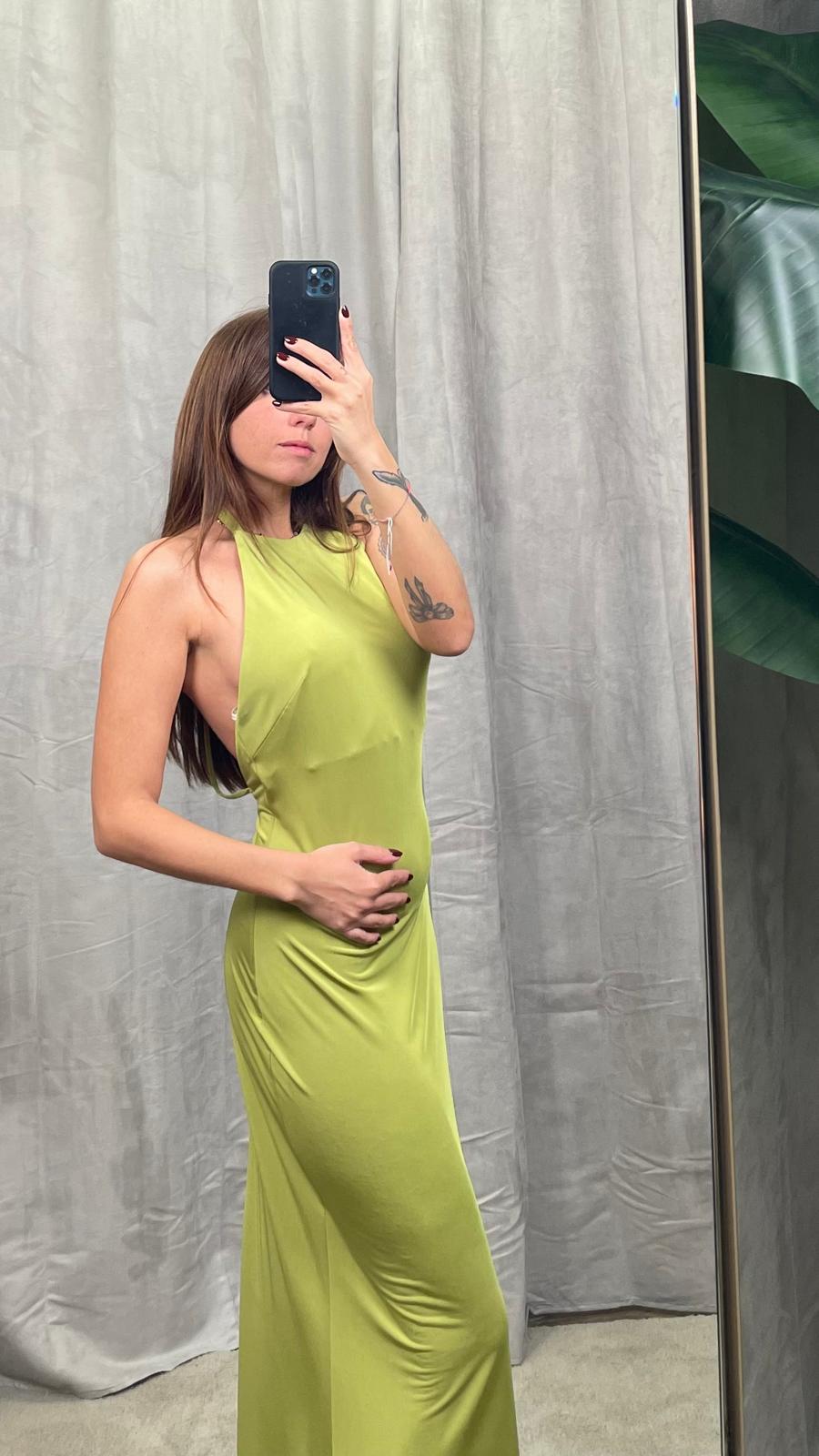 Abito Silence Limited "Jery Dress" Pistacchio