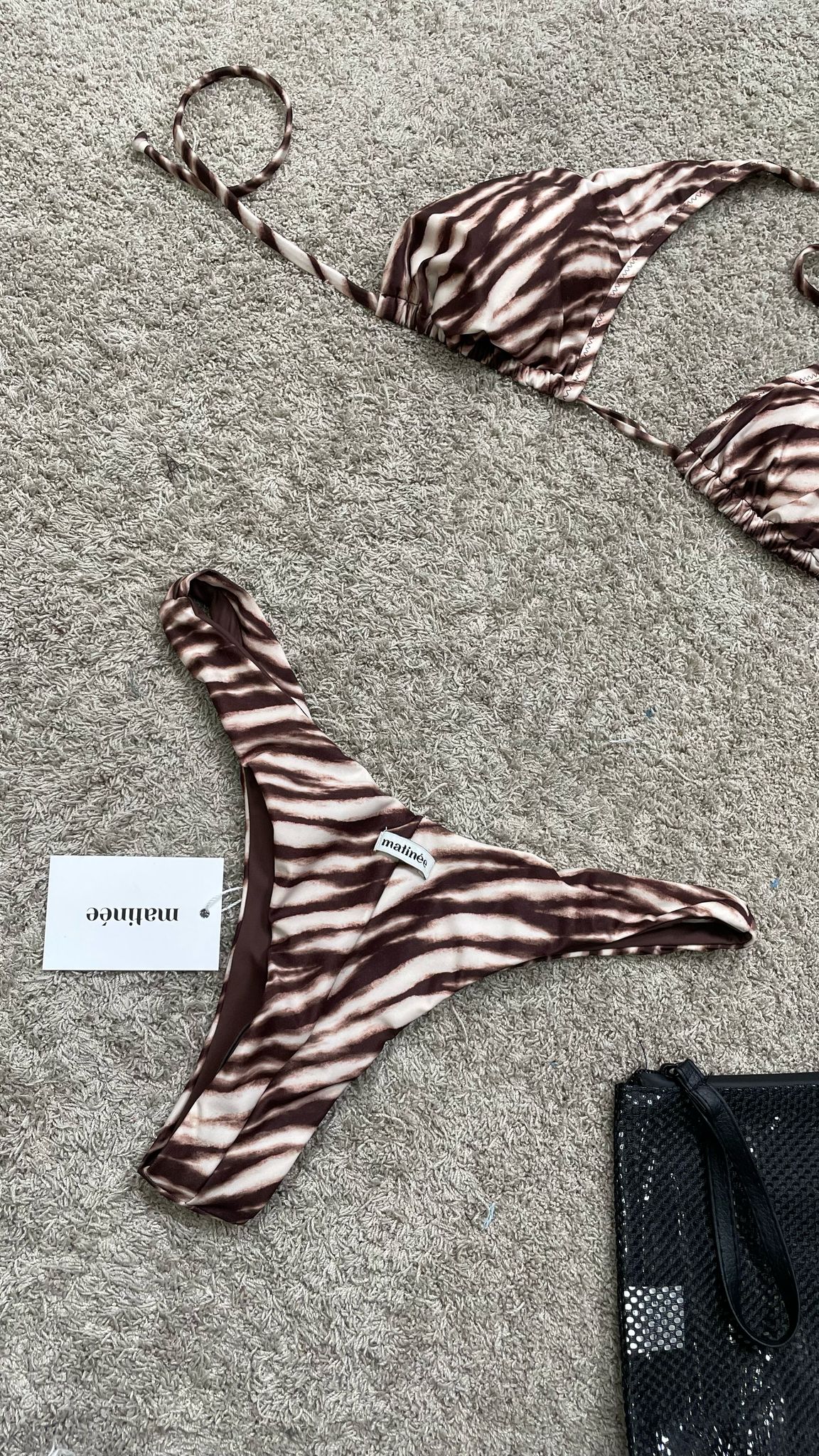 Bianca fantasia zebrato marrone