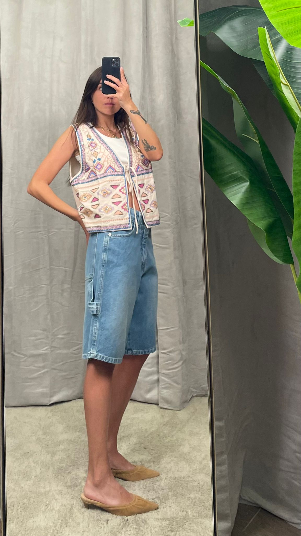 Gilet HaveOne ricami/perline