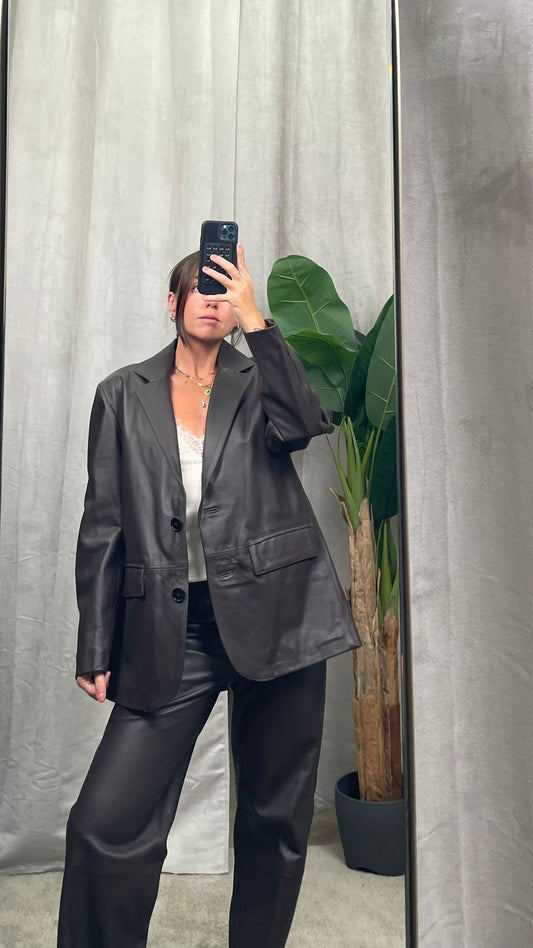 Blazer in vera pelle ViCOLO -TF0271-
