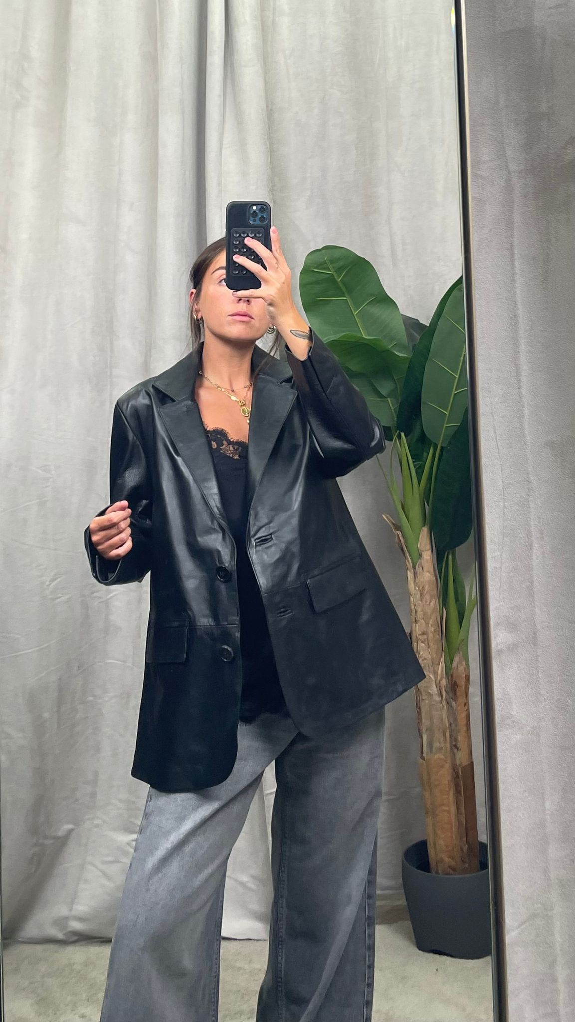 Blazer in vera pelle ViCOLO -TF0271-