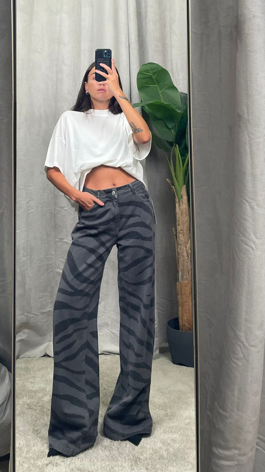 Jeans HaveOne "Ketty" zebrato
