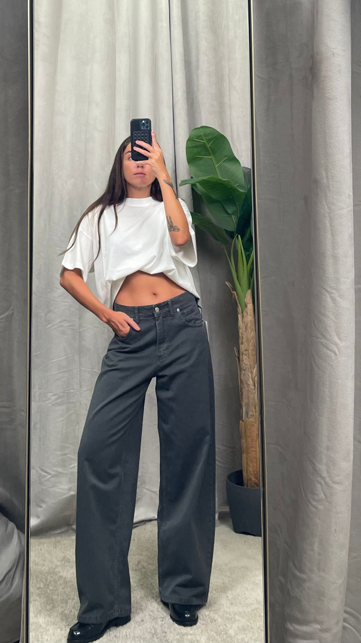 Jeans HaveOne mod. "Bella" (Cioccolato/Piombo) -PLS-P014-