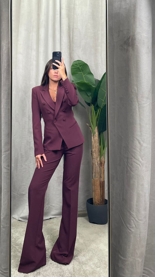 Tailleur Silence Limited Borgogna