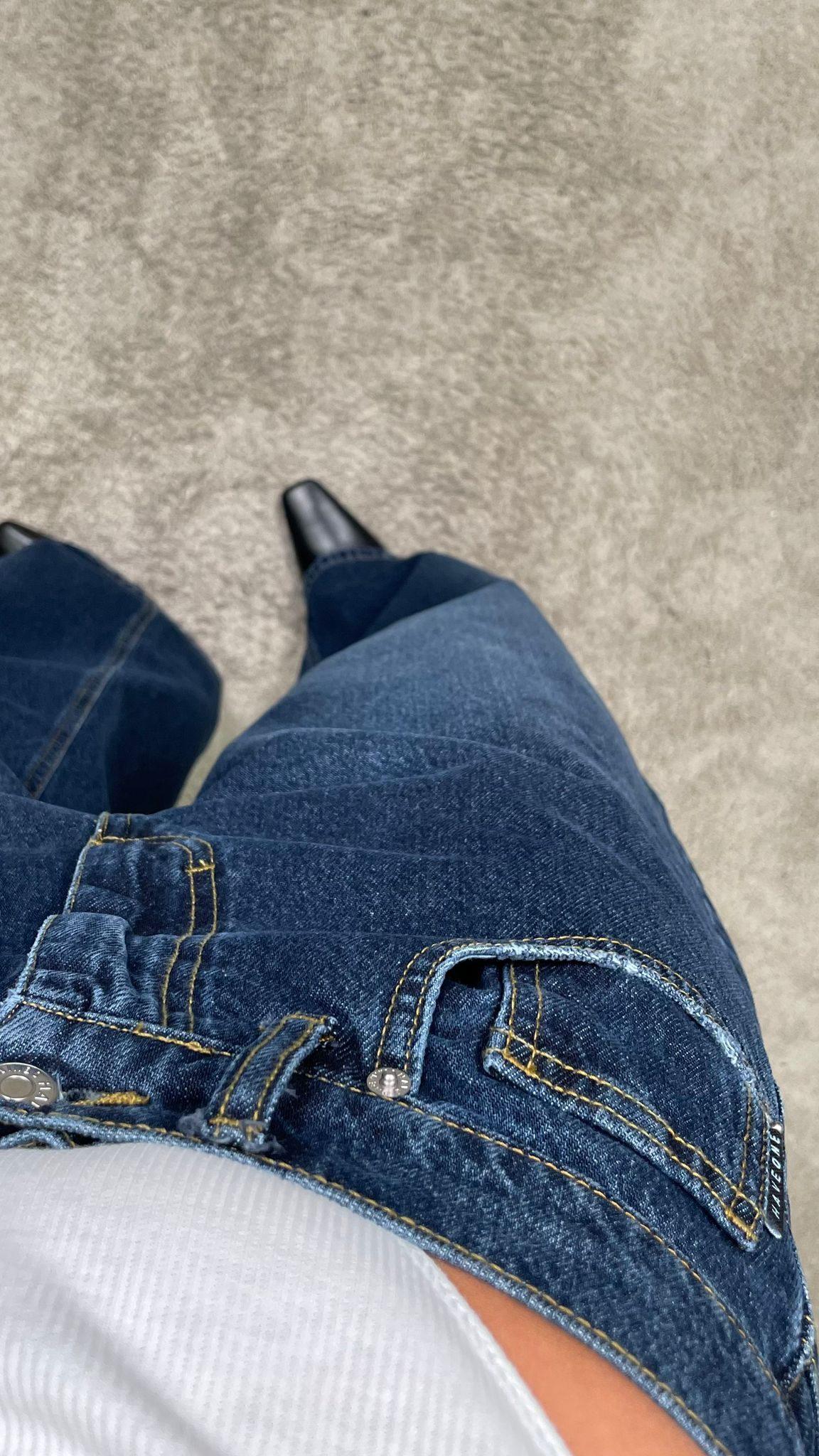 Jeans "Bella" HaveOne blu scuro -PLS-P119-
