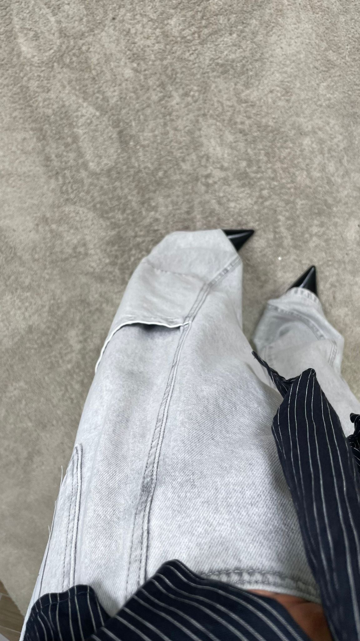 Jeans HaveOne "Dakar" grigio baggy -PGZ-P077-