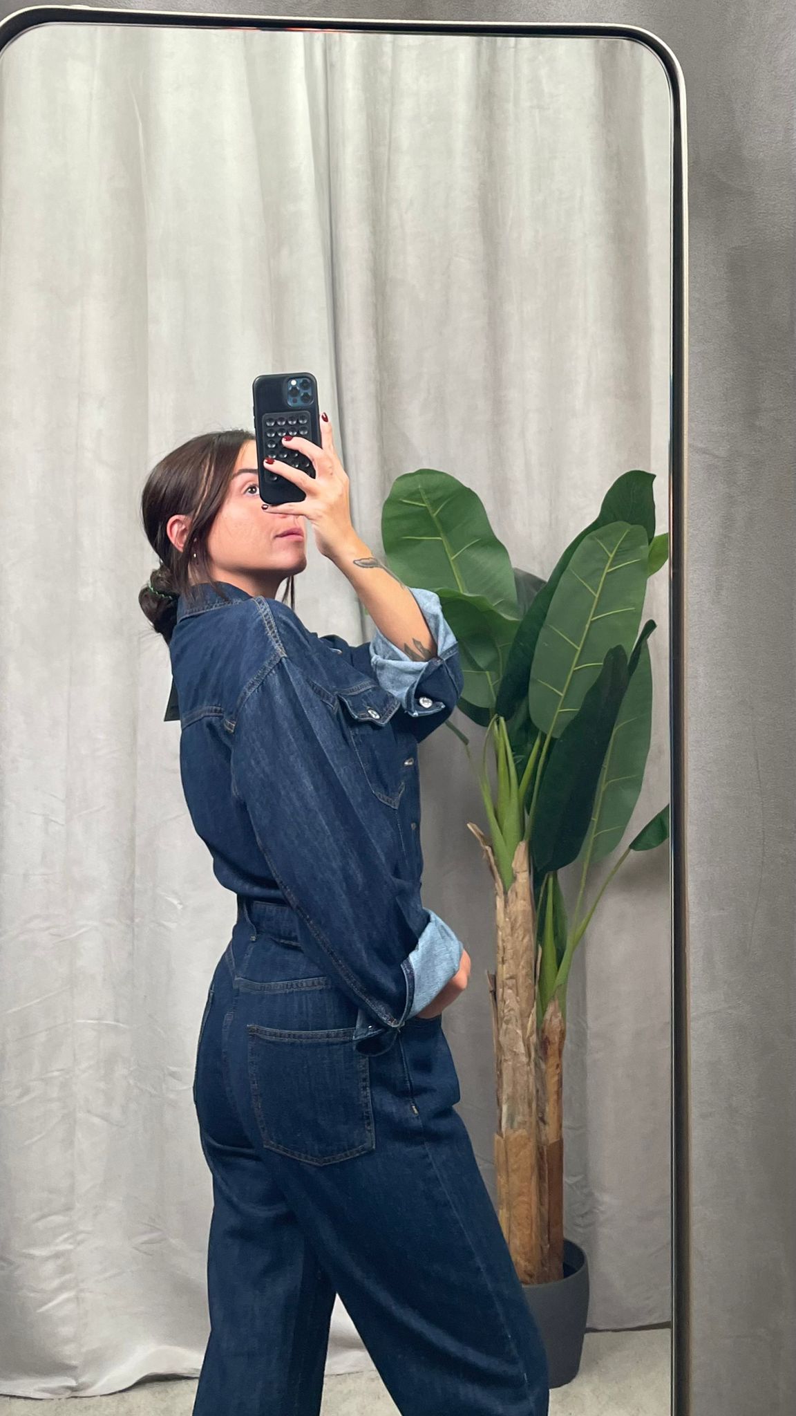 Tuta caimcia HaveOne in denim -YGZ-P006-