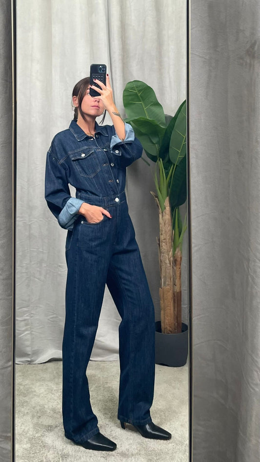 Tuta caimcia HaveOne in denim -YGZ-P006-