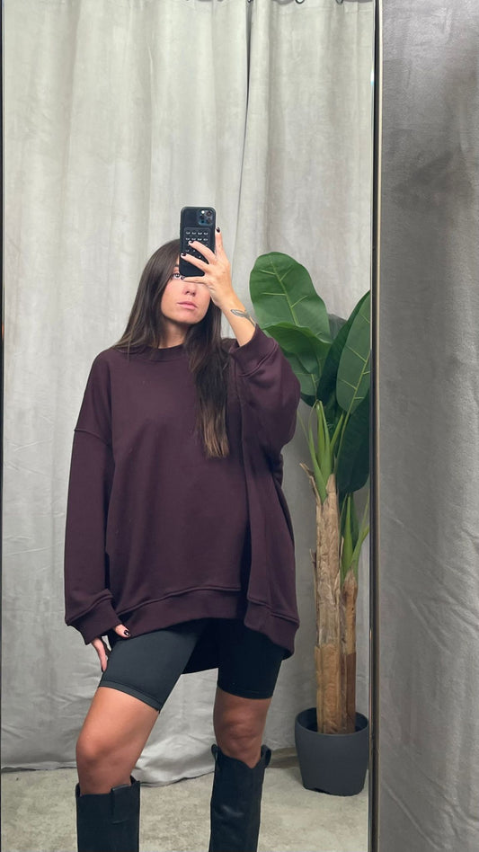 Felpone ViCOLO lungo -TF0582-