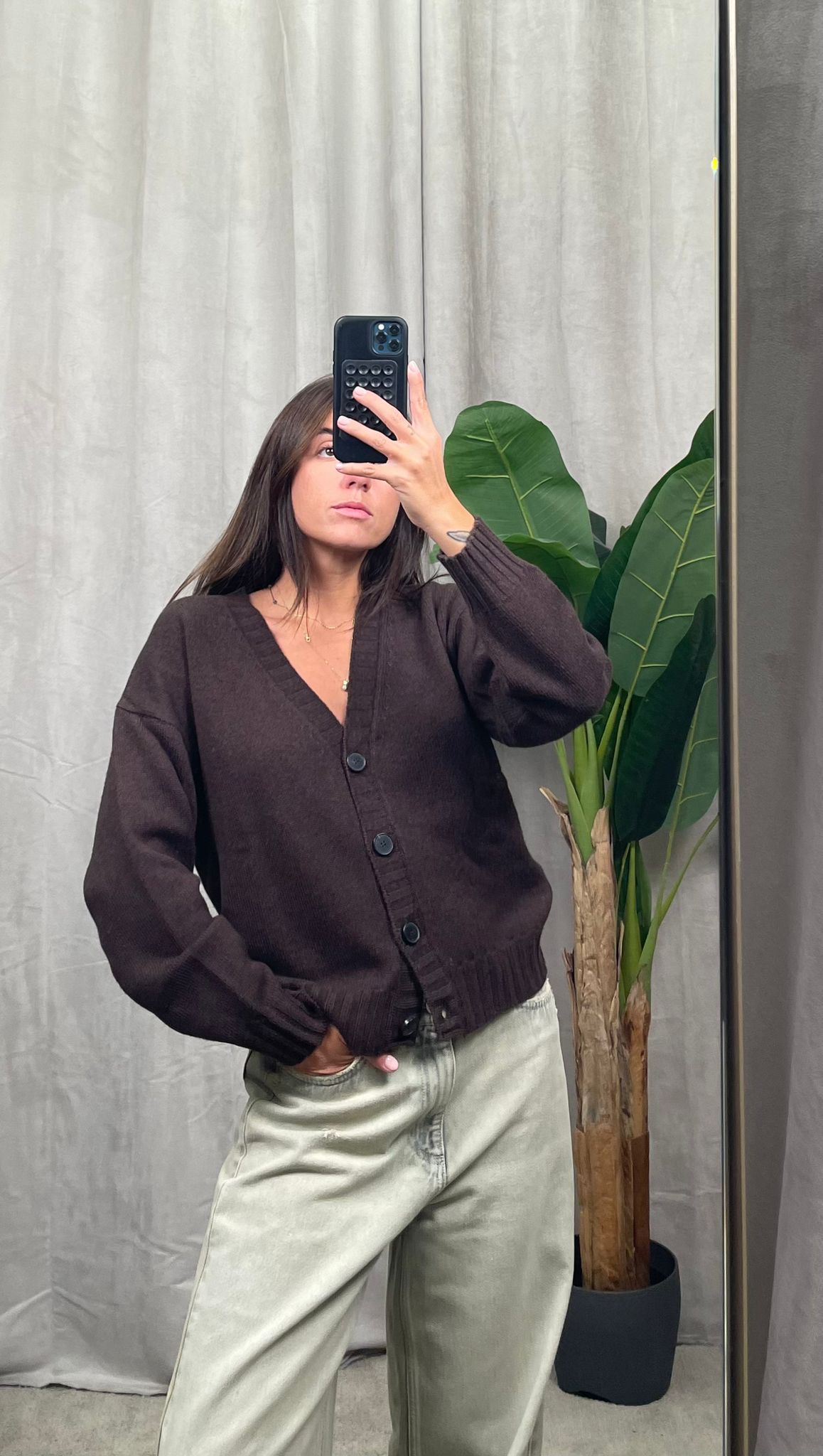 Cardigan 4 bottoni ViCOLO -77104F-