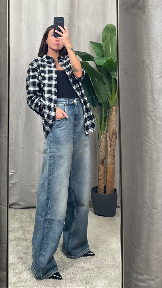 Jeans ViCOLO "Mia" tela vintage -DF5257-