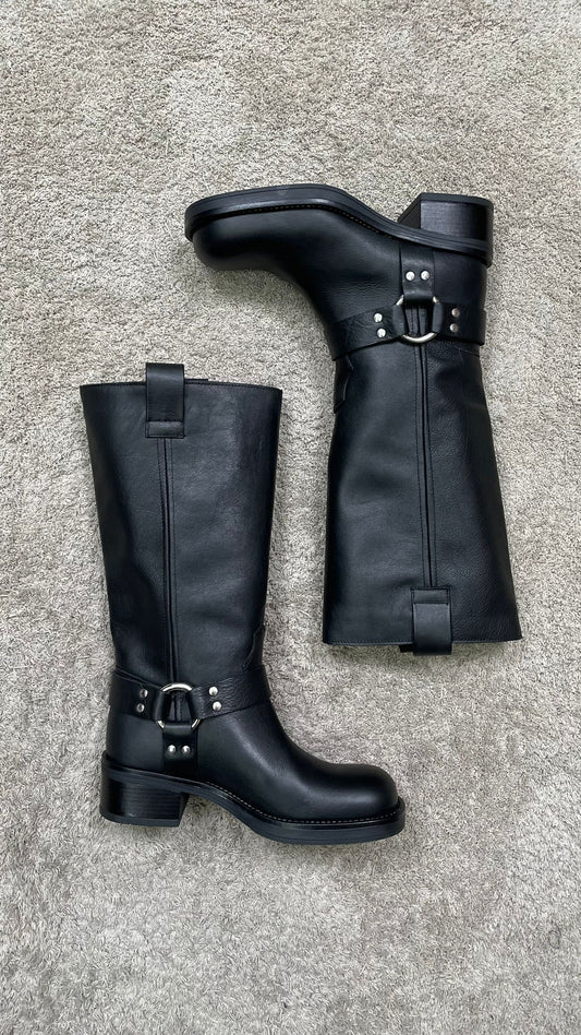 Stivale Frye Ovye in pelle nero -AT2350M-