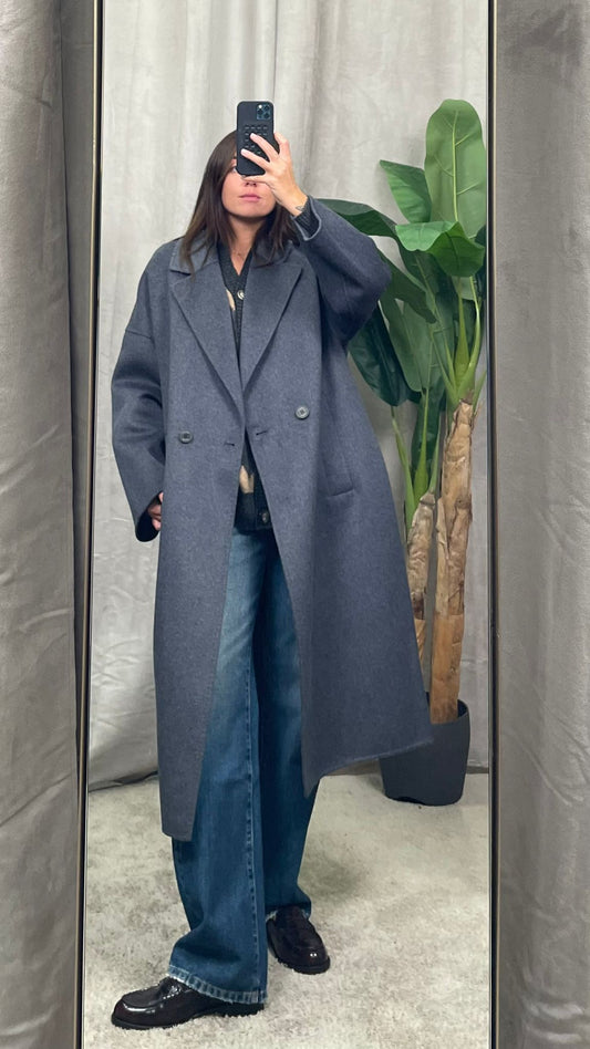 Cappotto ViCOLO Ovetto Oversized Hand made -TF0003-