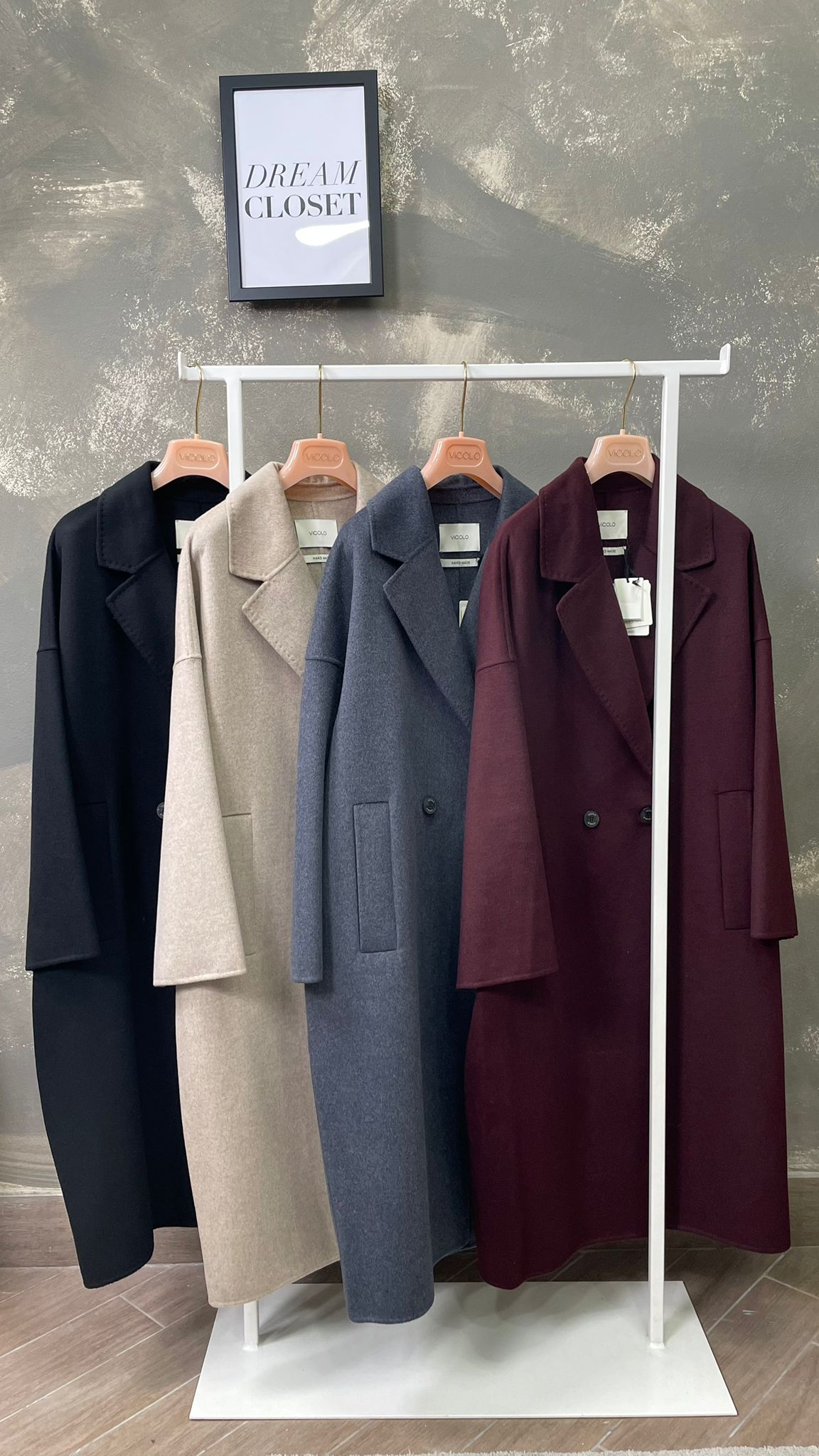 Cappotto ViCOLO Ovetto Oversized Hand made -TF0003-