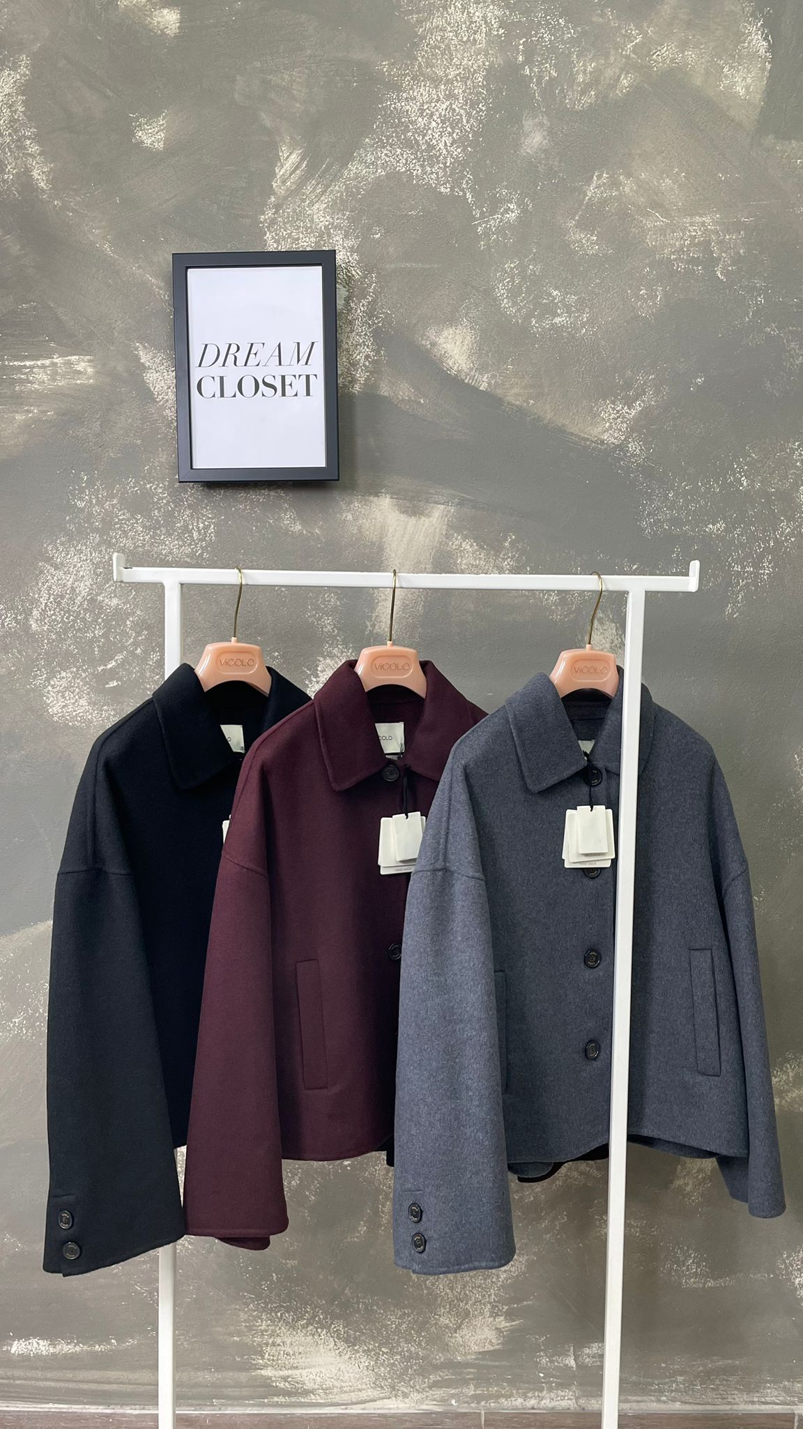 Cappotto corto ViCOLO Hand Made -TF0011099-