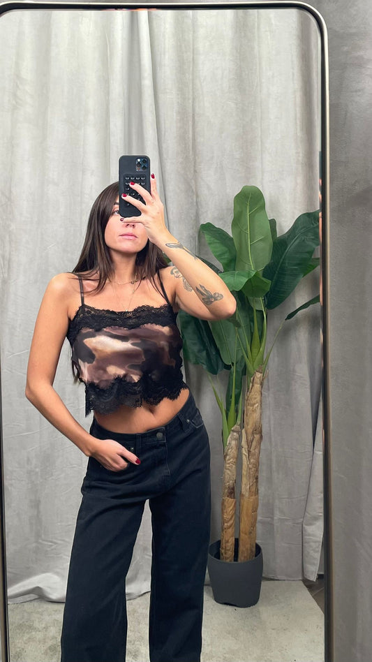 Top in satin fantasia HaveOne -RMA-P044-