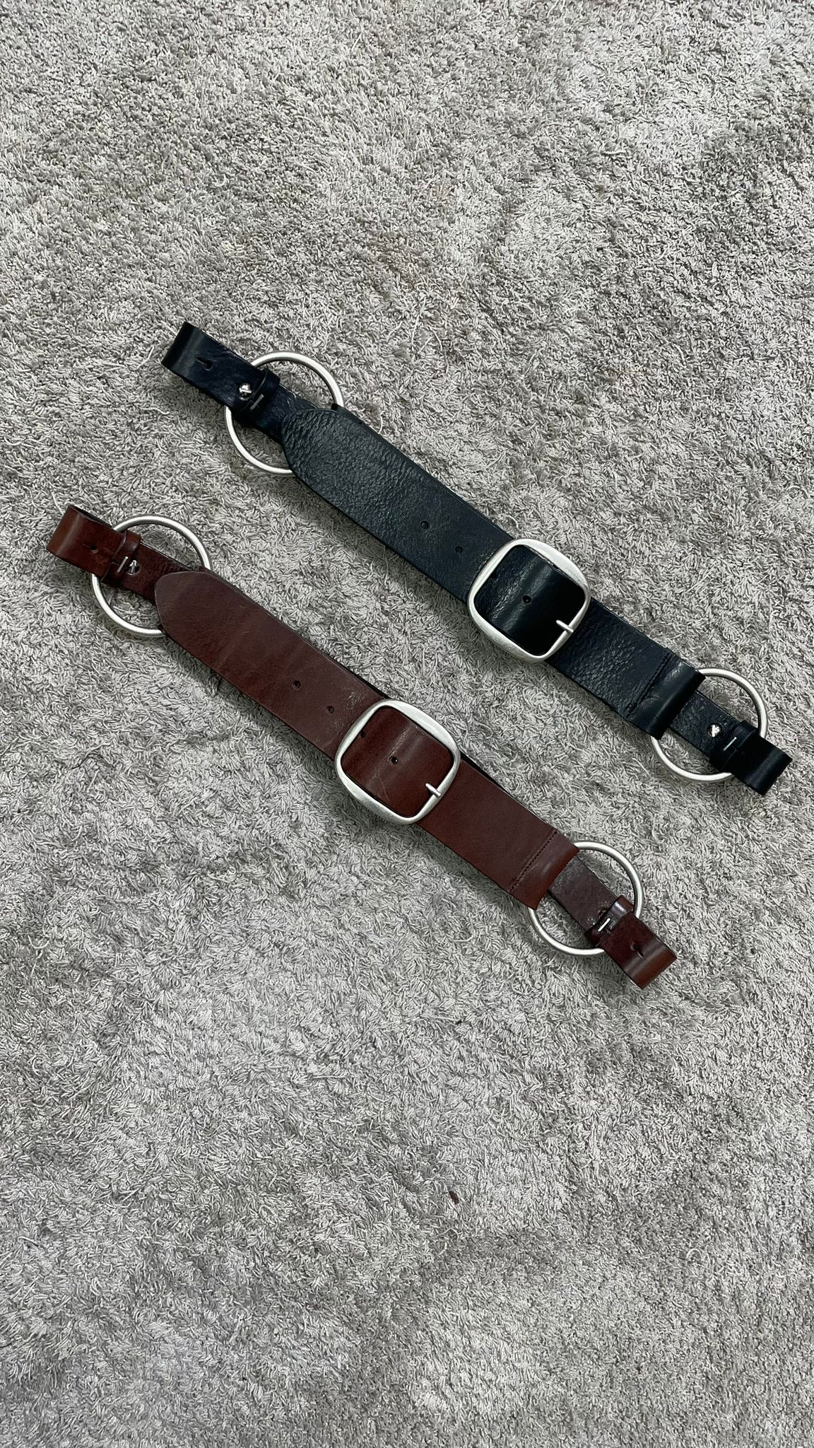 Cintura HaveOne in vera pelle -WNB-P011-