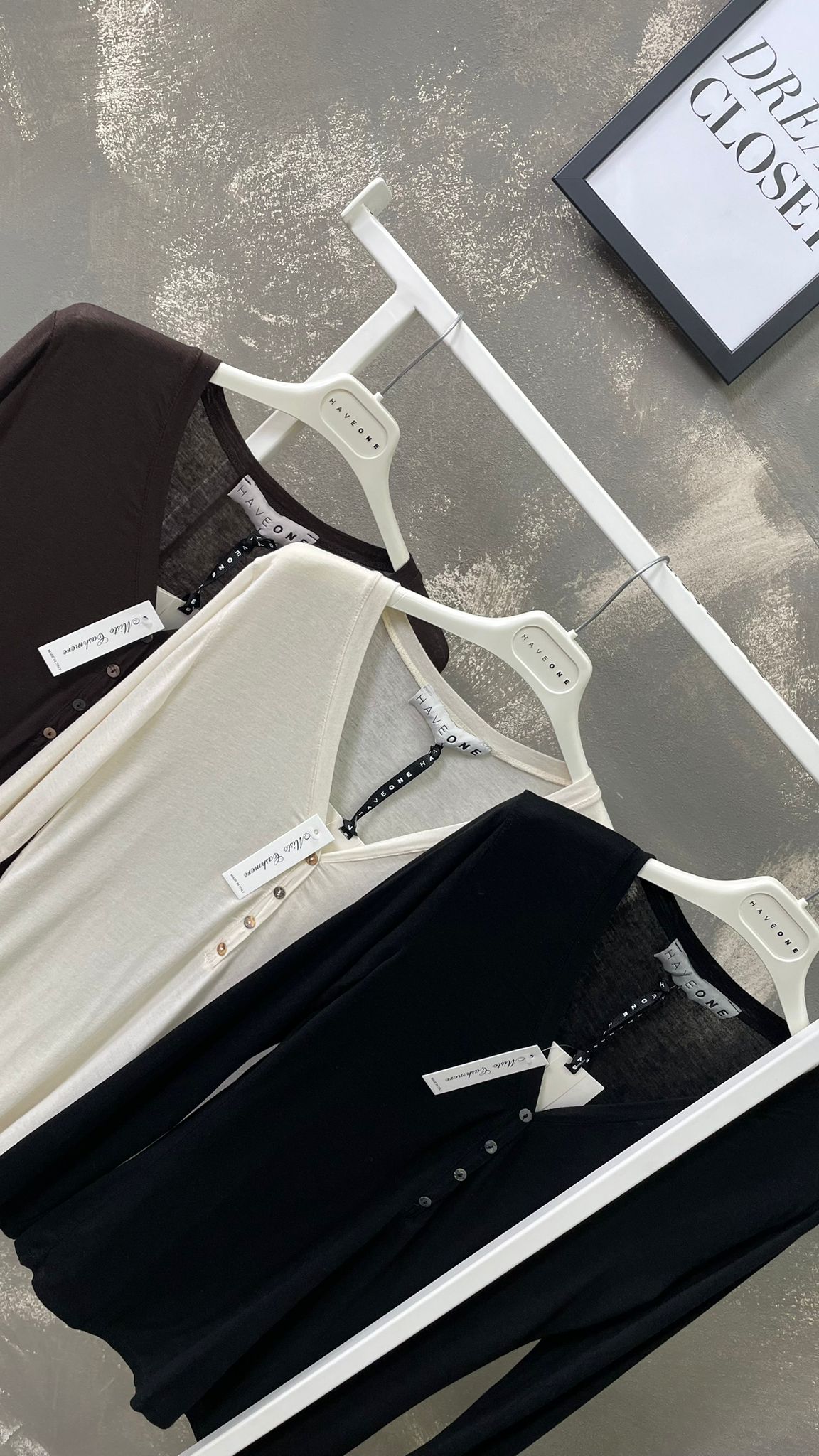 Maglia serafino HaveOne misto cashmere -MJS-P208-