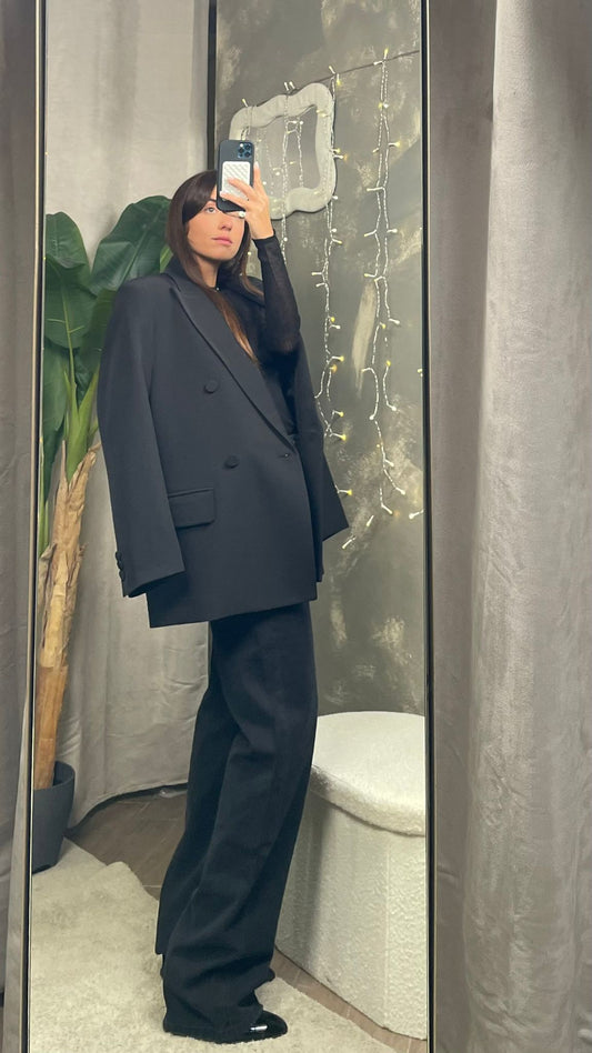 Blazer doppiopetto Oversize ViCOLO -TF1757-