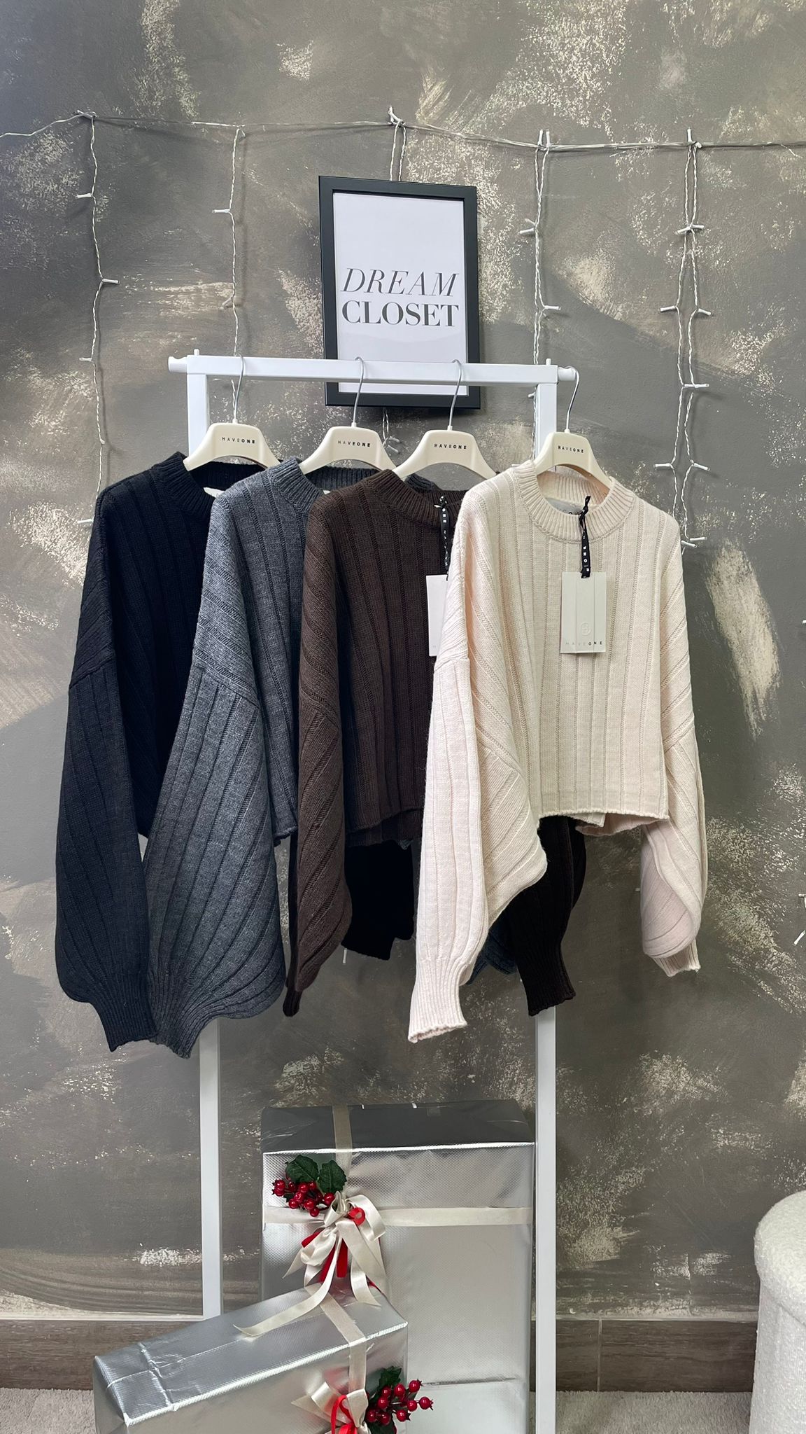 Maglione HaveOne crop -MH0-P312-