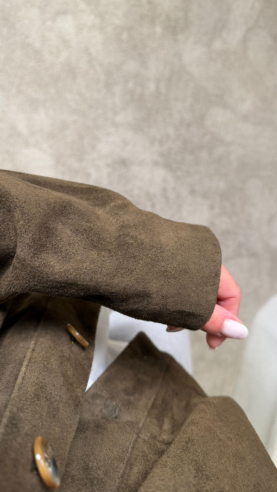 Bomber Vicolo Scamosciato vera pelle con Tasche -TAB0171-