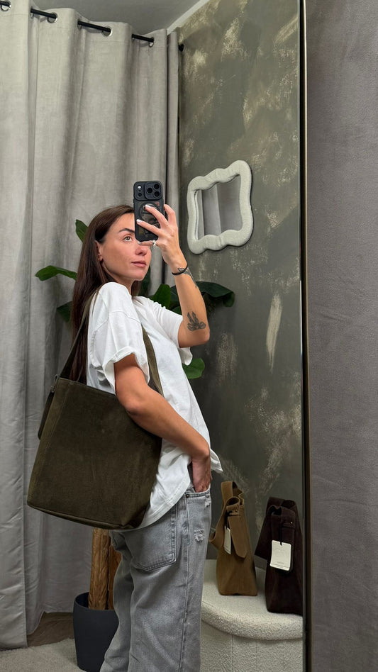 Borsa secchiello ViCOLO vera pelle -XAB0060-