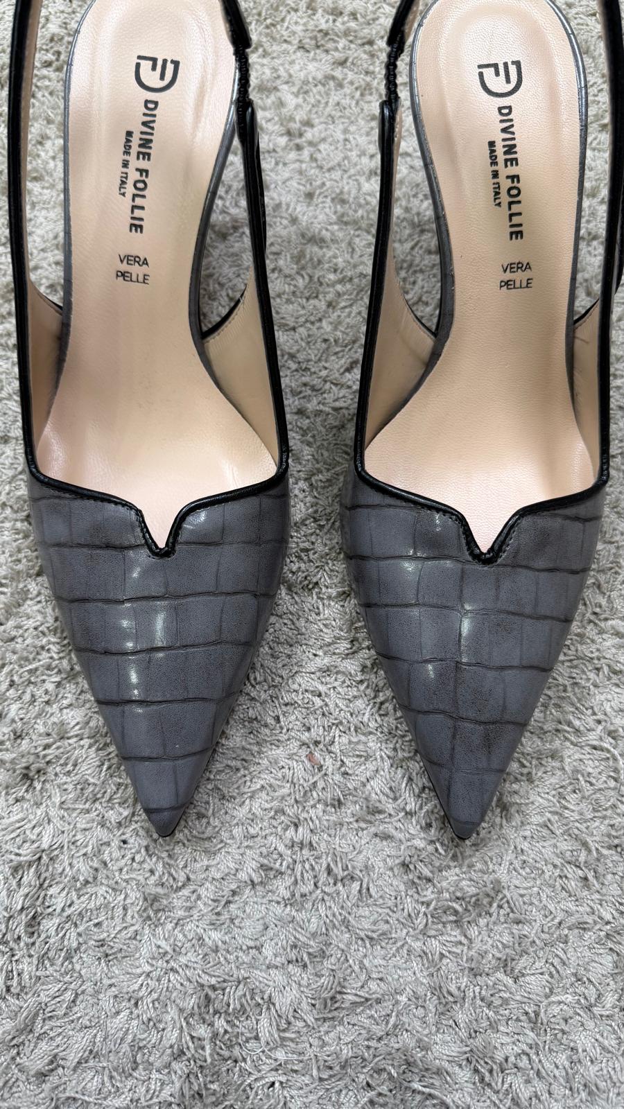 Slingback DivineFollie cocco -P7067-