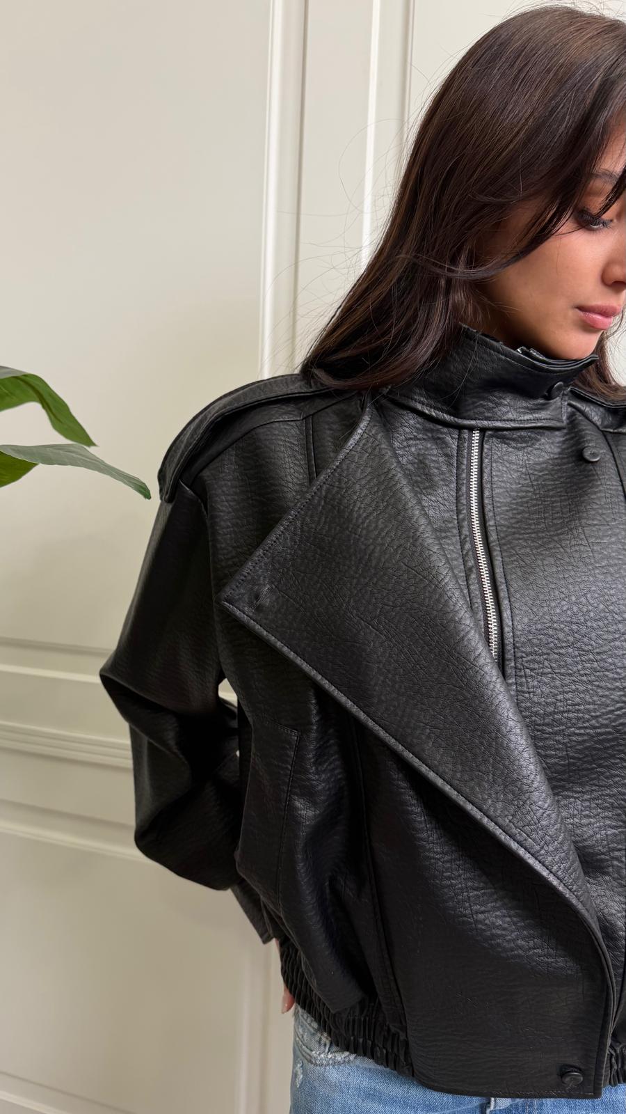 Giaccone in ecopelle ViCOLO -TAB1350-
