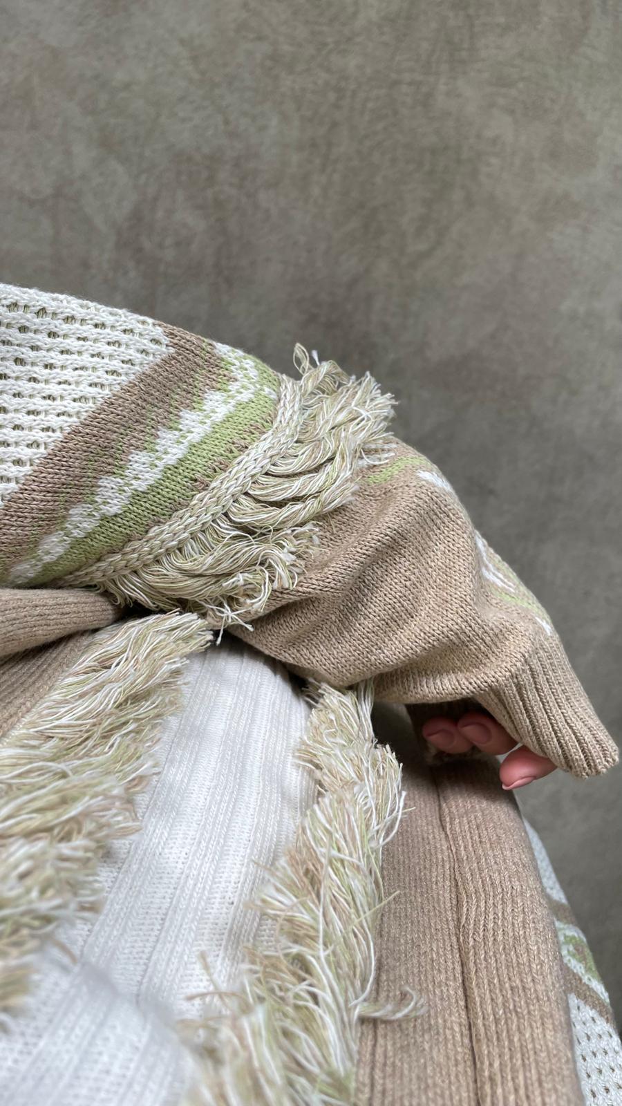 Cardigan ViCOLO con frange