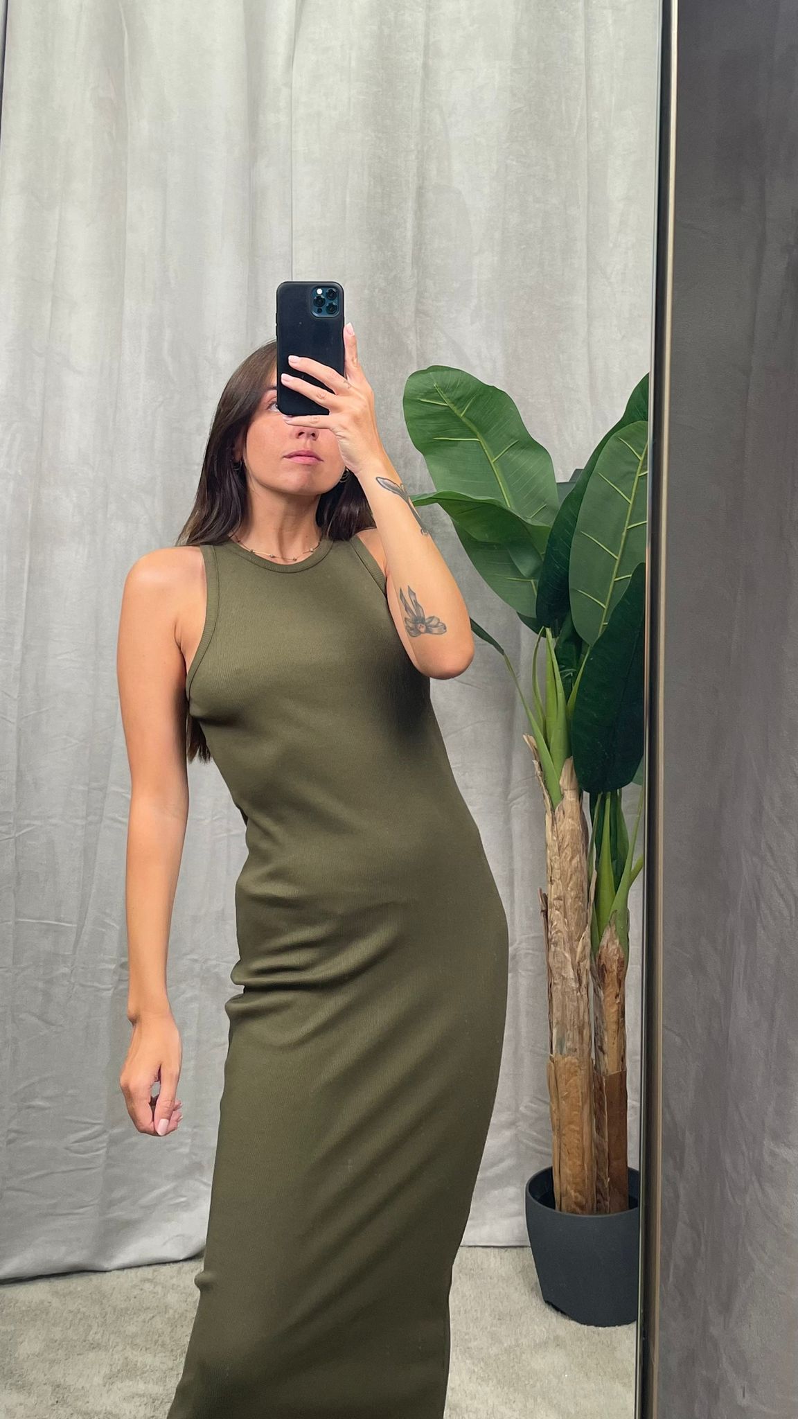 Abito ViCOLO Canotta costine (Moro,Bianco,India,Nero,Verde militare)