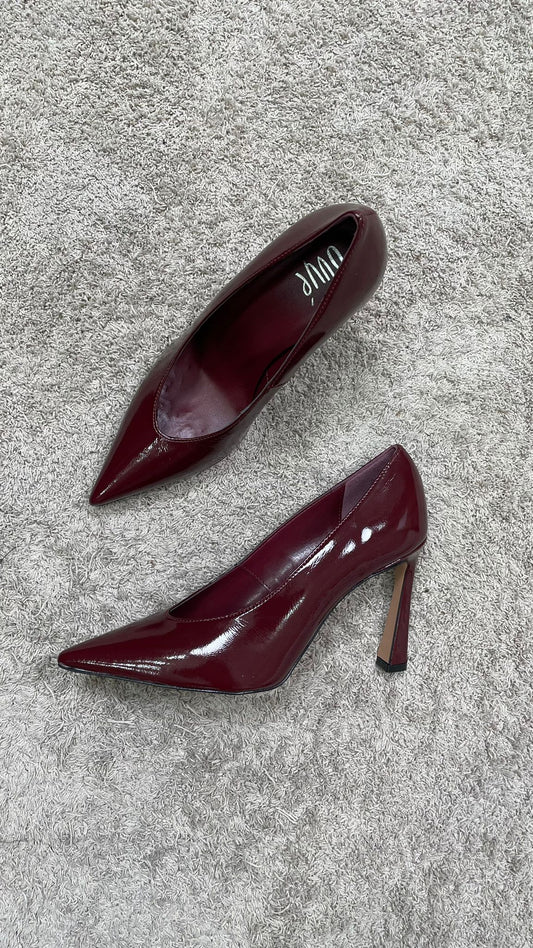 Décolleté laccato Ovyè (Nero-Bordeaux) -AC903-