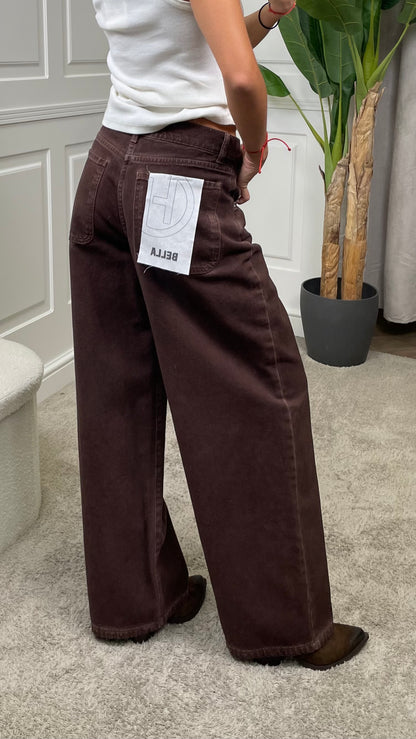 Jeans HaveOne “Bella” denim vintage cioccolato - PLS-R154 -