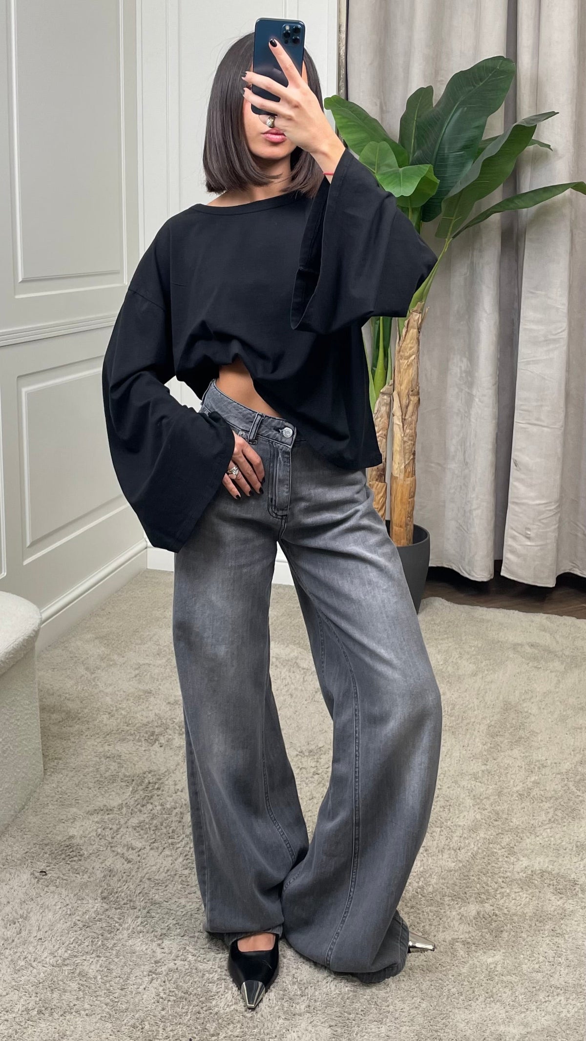 Jeans Ketty nero HaveOne - PGZ-R057 -
