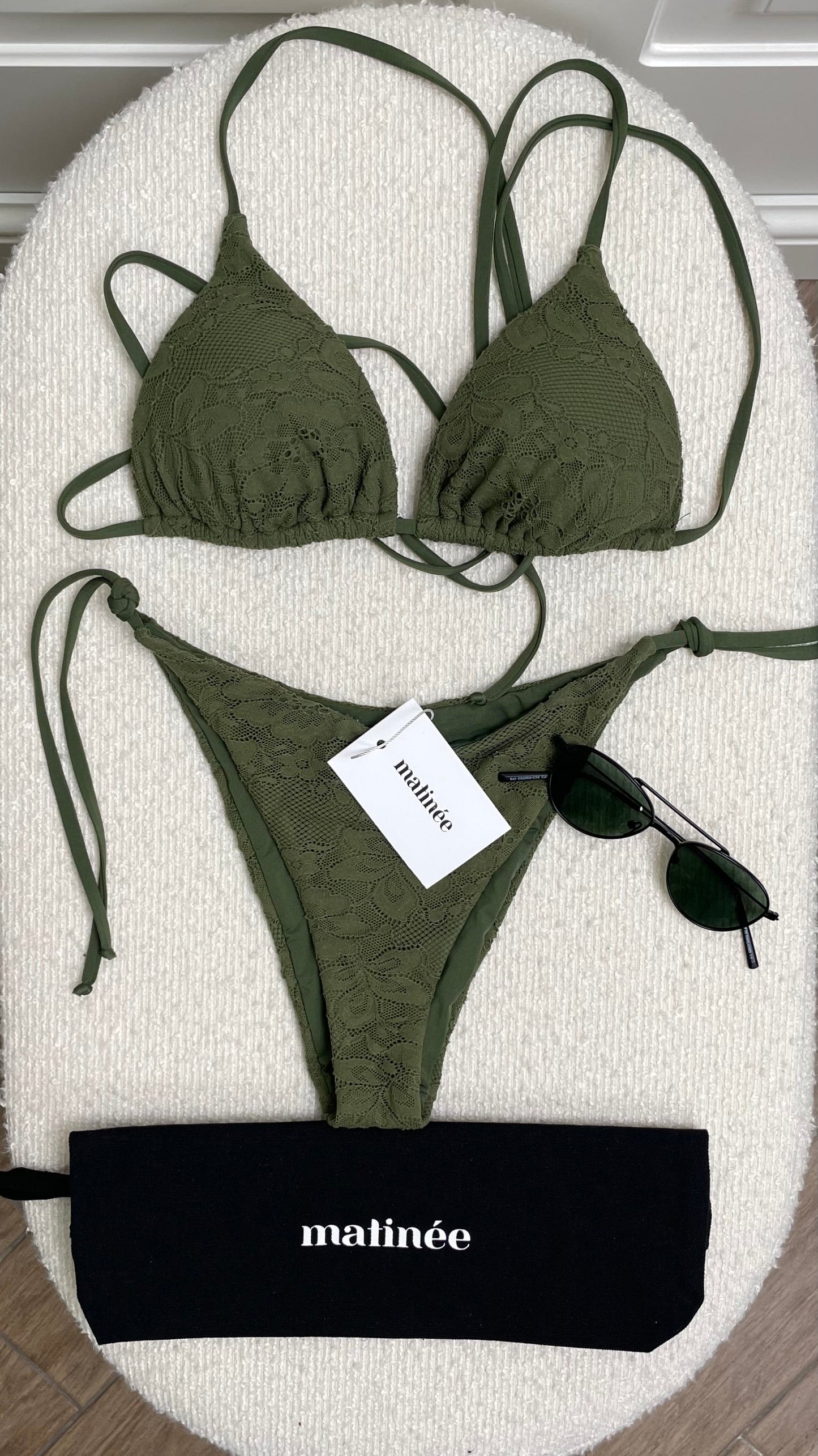 Kate merletto verde Matinée