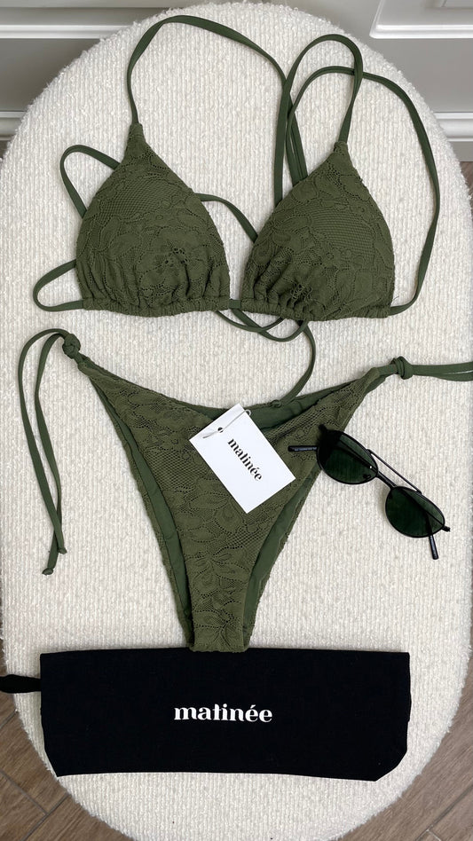 Kate merletto verde Matinée