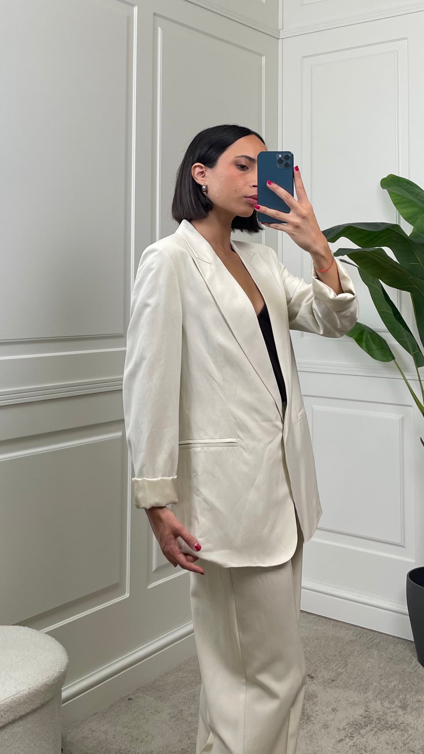 Blazer tailleur misto lino Vicolo - TAB1623 -
