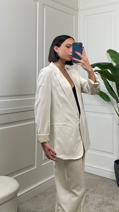 Blazer tailleur misto lino Vicolo - TAB1623 -
