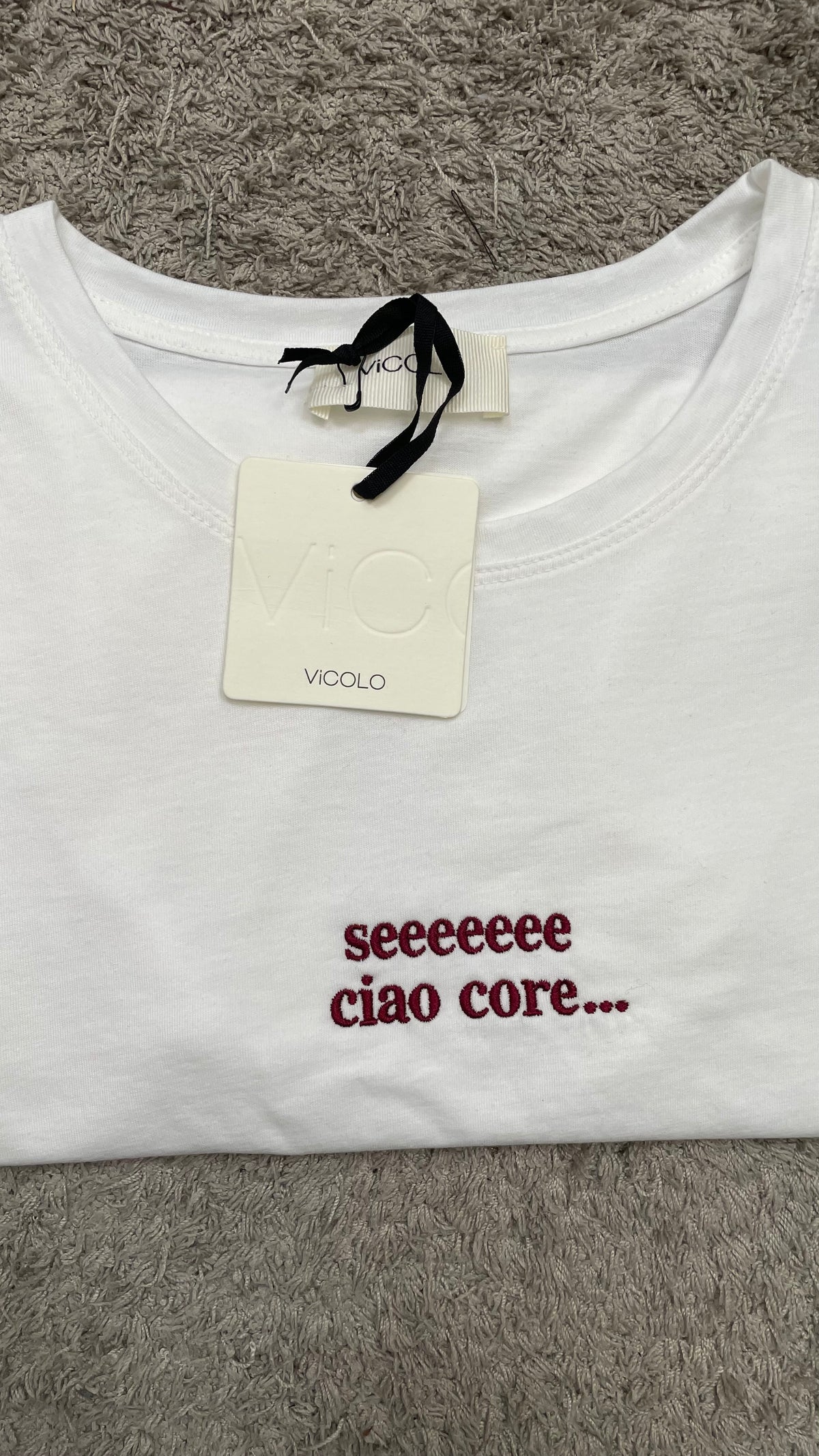 T-shirt con ricamo Vicolo - RAC0236 -