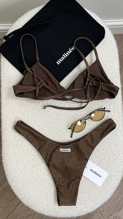Tina Lurex Marrone Matinée