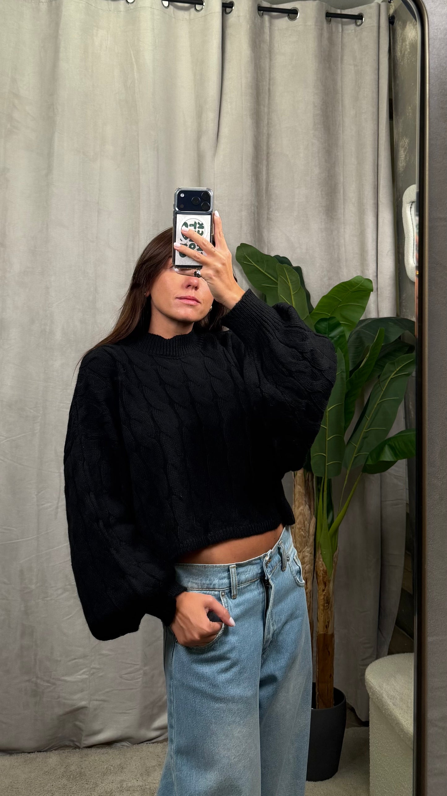 Maglione HaveOne crop-MHO-P416-