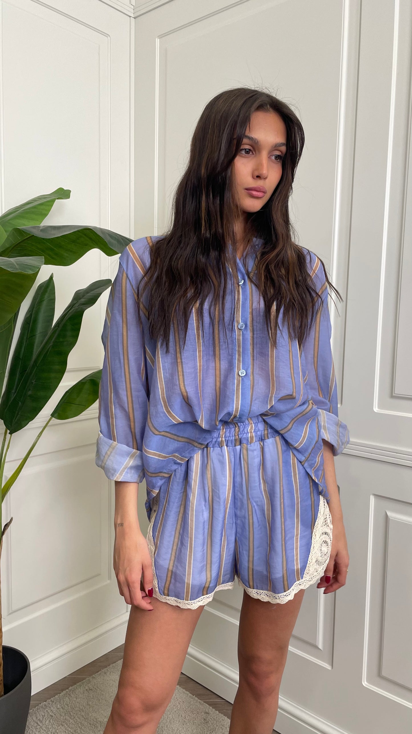 Camicia a righe HaveOne - CVS-Q362 -