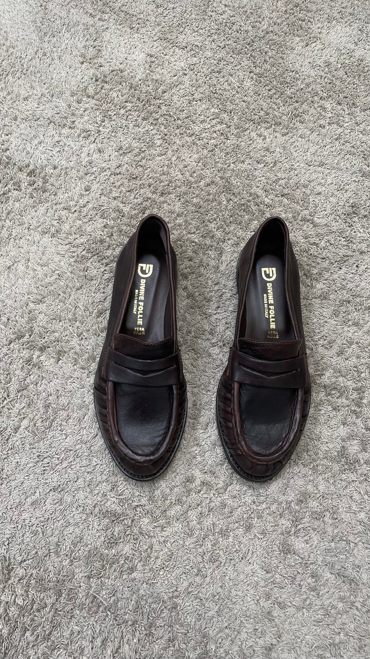 Mocassino in pelle arricciato Divine Follie - CINZIA2541 -